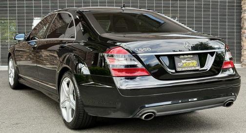BLACK 2007 Mercedes-Benz S-Class S 550 4dr Sedan