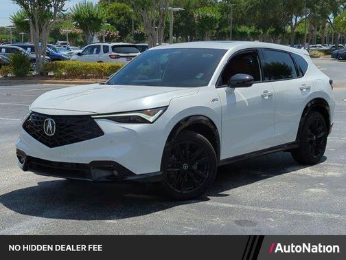 Platinum White Pearl 2025 Acura ADX A-Spec with Advance