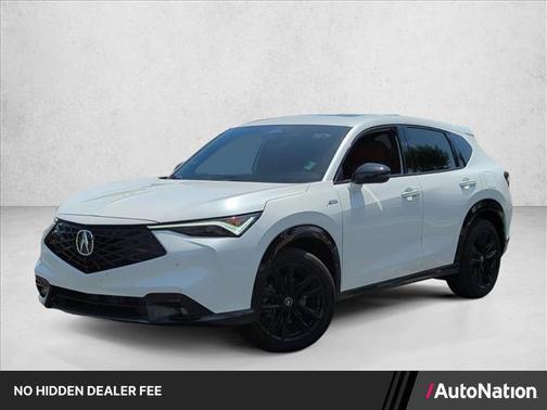 Platinum White Pearl 2025 Acura ADX A-Spec with Advance