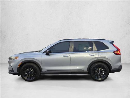 Solar Silver Metallic 2026 Honda CR-V Hybrid Sport-L FWD