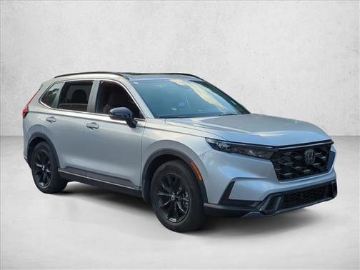 Lunar Silver Metallic 2024 Honda CR-V Hybrid Sport FWD