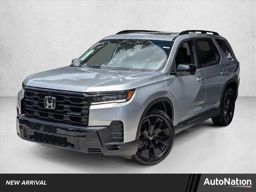 Solar Silver Metallic 2026 Honda Pilot Black Edition