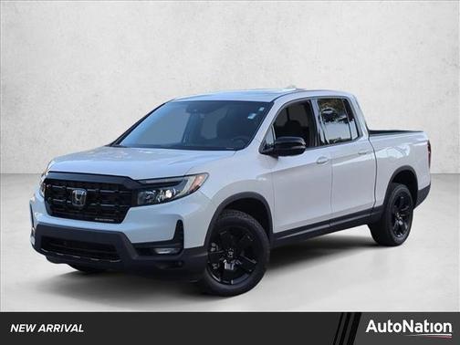 Platinum White Pearl 2025 Honda Ridgeline Black