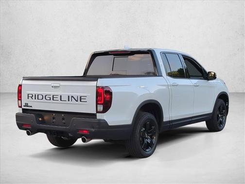 Platinum White Pearl 2025 Honda Ridgeline Black