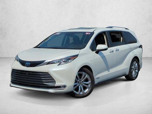 Blizzard Pearl 2021 Toyota Sienna Platinum