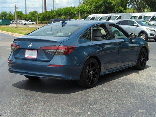 Blue Lagoon Pearl 2026 Honda Civic Hybrid Sport