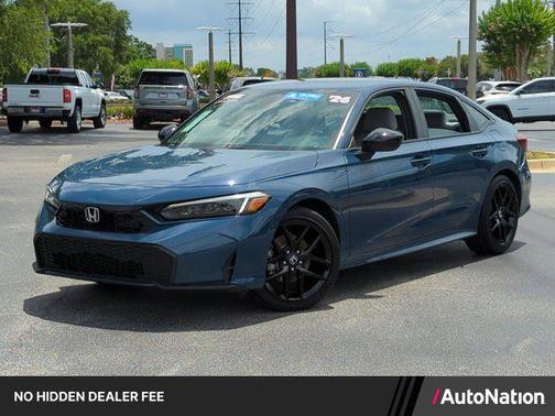 Blue Lagoon Pearl 2026 Honda Civic Hybrid Sport