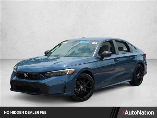 Blue Lagoon Pearl 2026 Honda Civic Hybrid Sport