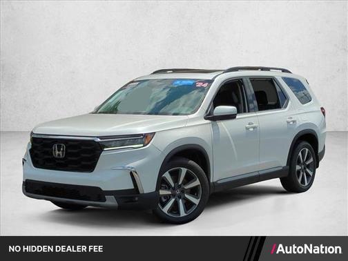Platinum White Pearl 2024 Honda Pilot Touring 8-Passenger