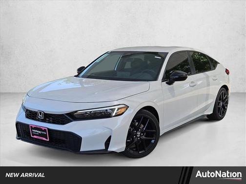 Platinum White Pearl 2026 Honda Civic Sport