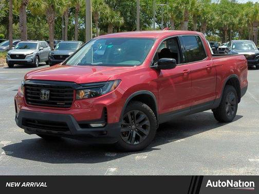 Radiant Red Metallic II 2021 Honda Ridgeline Sport