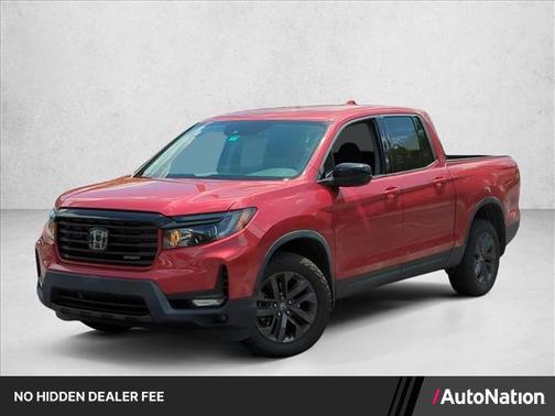 Radiant Red Metallic II 2021 Honda Ridgeline Sport