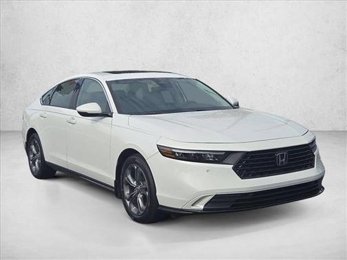 Platinum White Pearl 2023 Honda Accord Hybrid EX-L