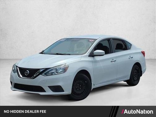 Aspen White 2017 Nissan Sentra SV