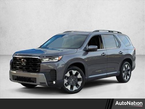 Modern Steel Metallic 2026 Honda Pilot Elite