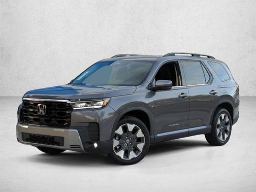 Modern Steel Metallic 2026 Honda Pilot Elite