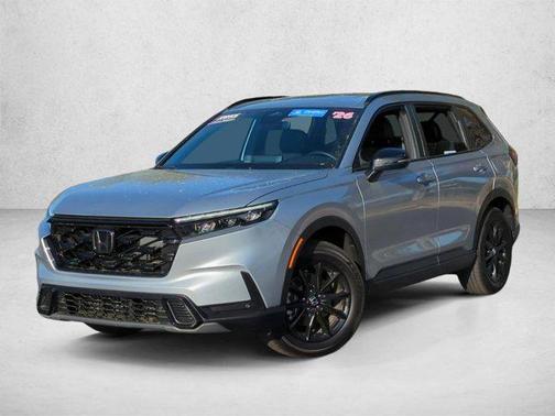 Solar Silver Metallic 2026 Honda CR-V Hybrid Sport-L AWD