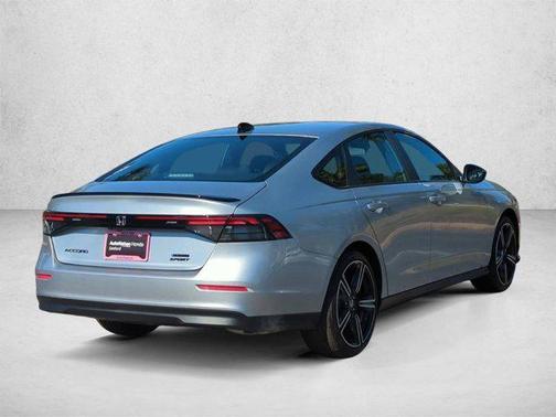 Solar Silver Metallic 2026 Honda Accord Hybrid Sport