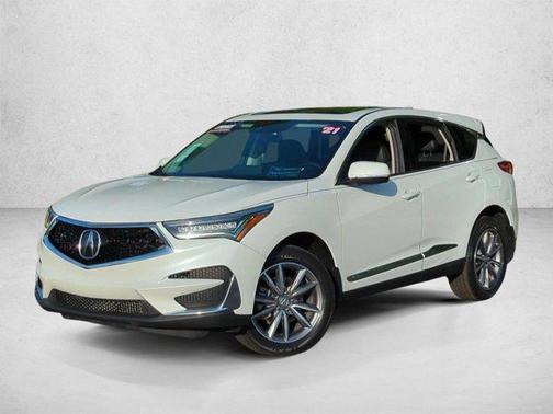 Platinum White Pearl 2021 Acura RDX Technology Package