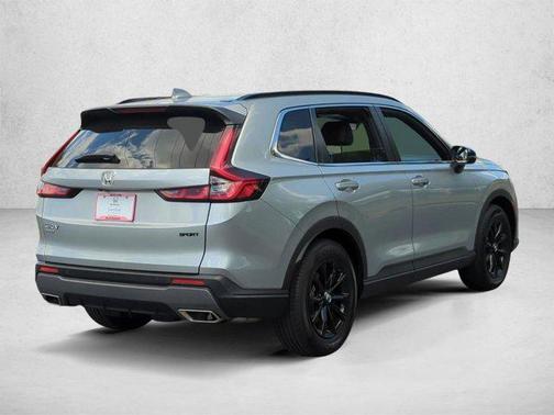 Solar Silver Metallic 2025 Honda CR-V Hybrid Sport FWD