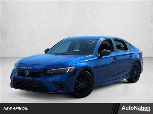 Aegean Blue Metallic 2024 Honda Civic Sport