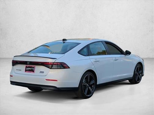 Platinum White Pearl 2026 Honda Accord Hybrid Sport
