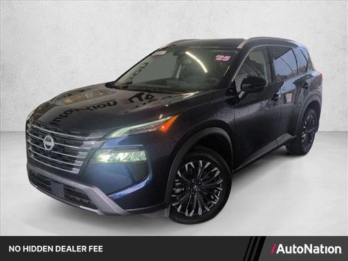 Deep Ocean Blue Pearl/Super Black 2025 Nissan Rogue SL