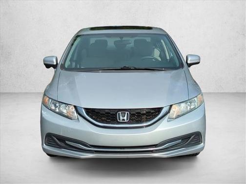 Alabaster Silver Metallic 2014 Honda Civic EX