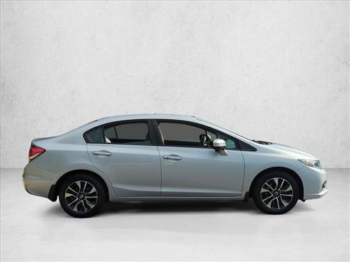 Alabaster Silver Metallic 2014 Honda Civic EX