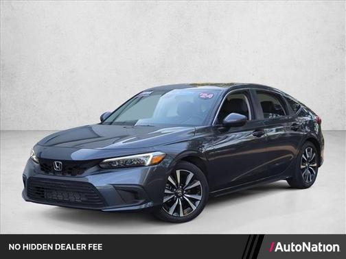 Meteorite Gray Metallic 2024 Honda Civic EX-L