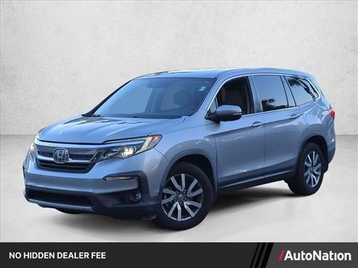 Lunar Silver Metal 2019 Honda Pilot EX-L
