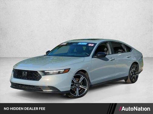Urban Gray Pearl 2025 Honda Accord Hybrid Sport
