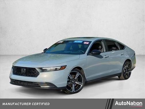 Urban Gray Pearl 2025 Honda Accord Hybrid Sport