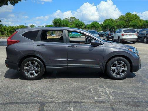 Modern Steel Metallic 2018 Honda CR-V EX-L
