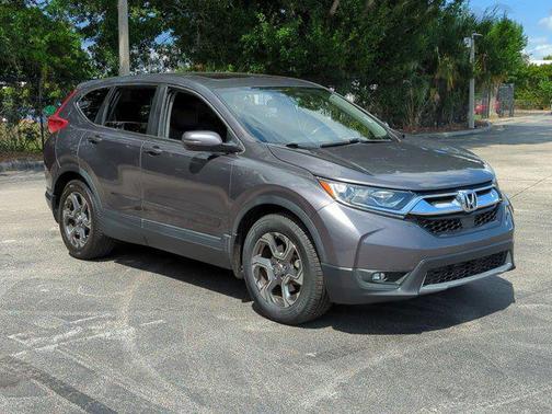 Modern Steel Metallic 2018 Honda CR-V EX-L