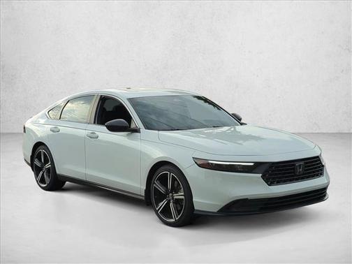 Platinum White Pearl 2024 Honda Accord Hybrid Sport