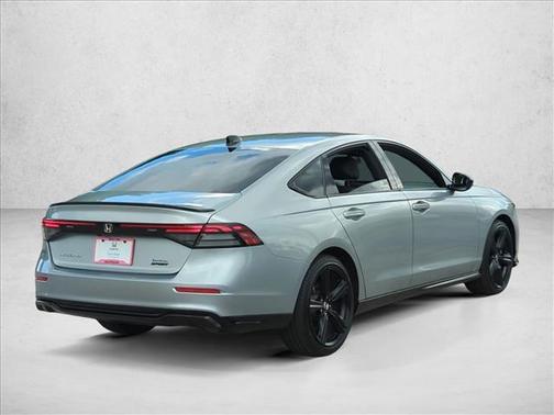 Solar Silver Metallic 2024 Honda Accord Hybrid Sport-L
