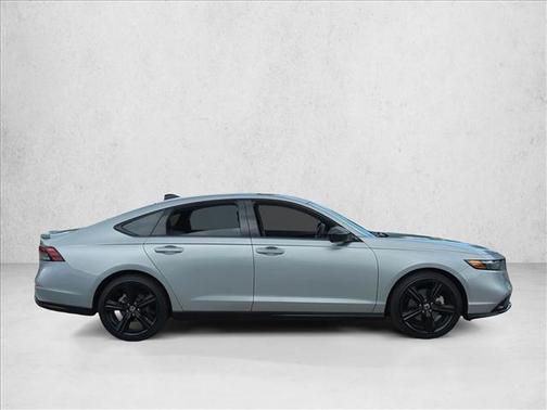 Solar Silver Metallic 2024 Honda Accord Hybrid Sport-L