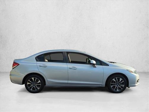 Alabaster Silver Metallic 2013 Honda Civic EX