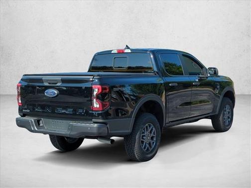 Shadow Black 2025 Ford Ranger XLT