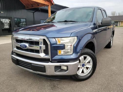 Blue 2016 Ford F-150 XLT