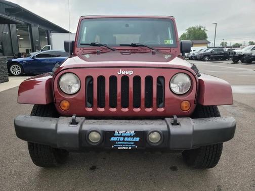 Red 2007 Jeep Wrangler Unlimited Sahara
