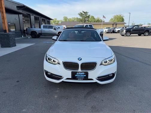White 2018 BMW 230 230i Convertible