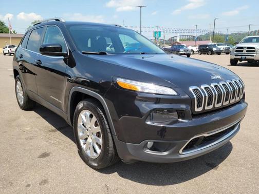 Brilliant Black Crystal Pearlcoat 2016 Jeep Cherokee Limited