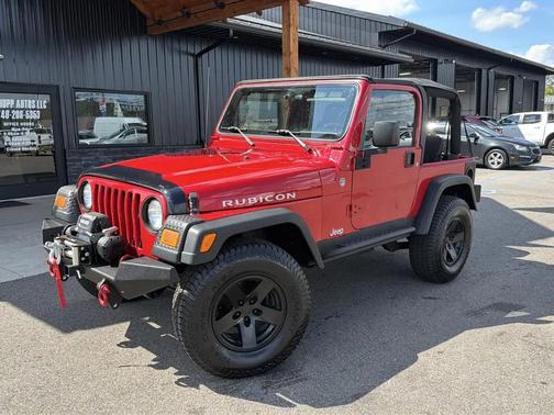 Red 2006 Jeep Wrangler Unlimited Rubicon