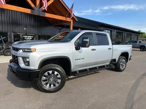 Silver Ice Metallic 2021 Chevrolet Silverado 2500 Custom