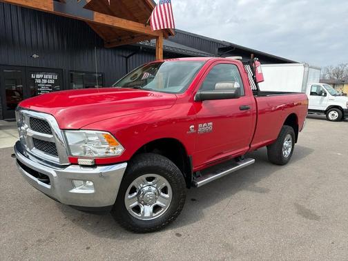Red 2018 RAM 2500 Tradesman Regular Cab 4x4 8' Box