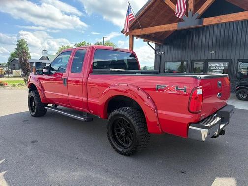Red 2011 Ford F-250 XLT