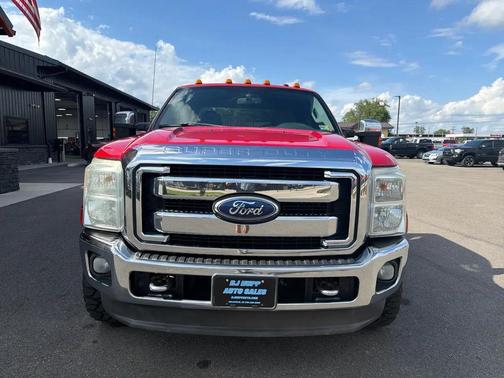 Red 2011 Ford F-250 XLT