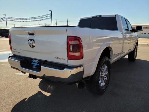 White 2020 RAM 3500 Limited Crew Cab 4x4 8' Box